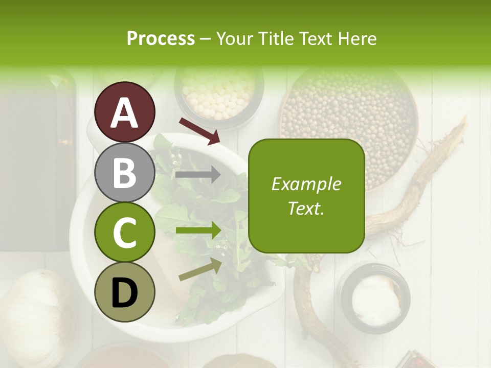 Table Condiment Jar PowerPoint Template