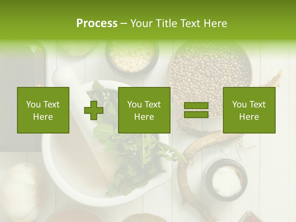 Table Condiment Jar PowerPoint Template