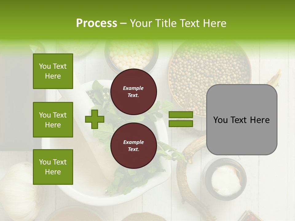 Table Condiment Jar PowerPoint Template