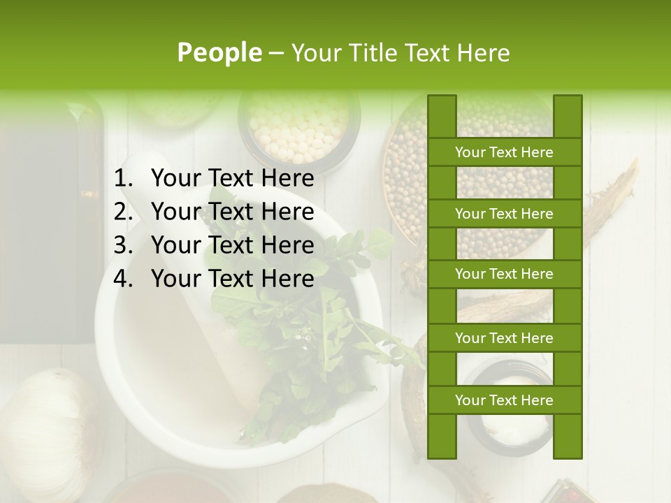 Table Condiment Jar PowerPoint Template