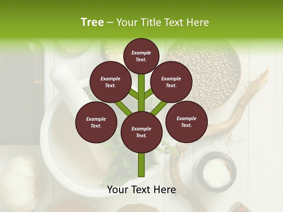 Table Condiment Jar PowerPoint Template