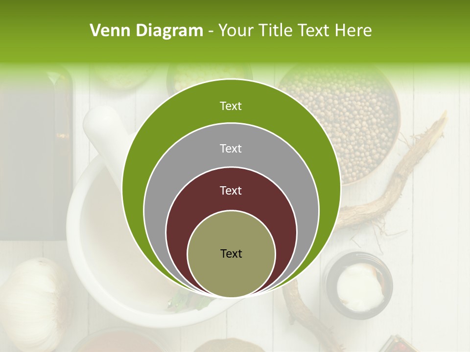 Table Condiment Jar PowerPoint Template