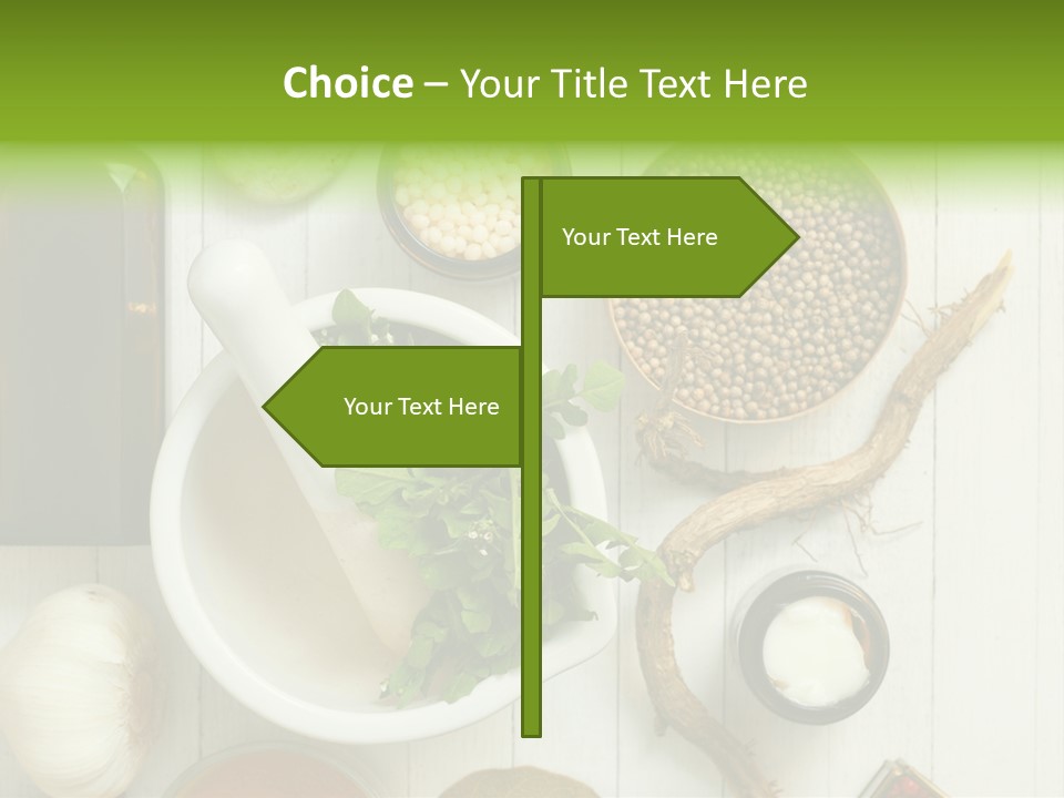 Table Condiment Jar PowerPoint Template