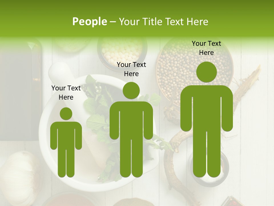 Table Condiment Jar PowerPoint Template