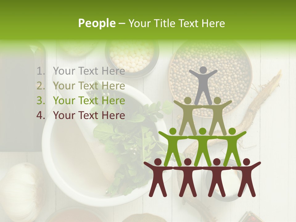 Table Condiment Jar PowerPoint Template