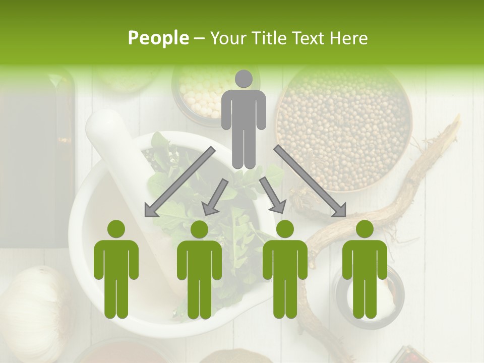 Table Condiment Jar PowerPoint Template