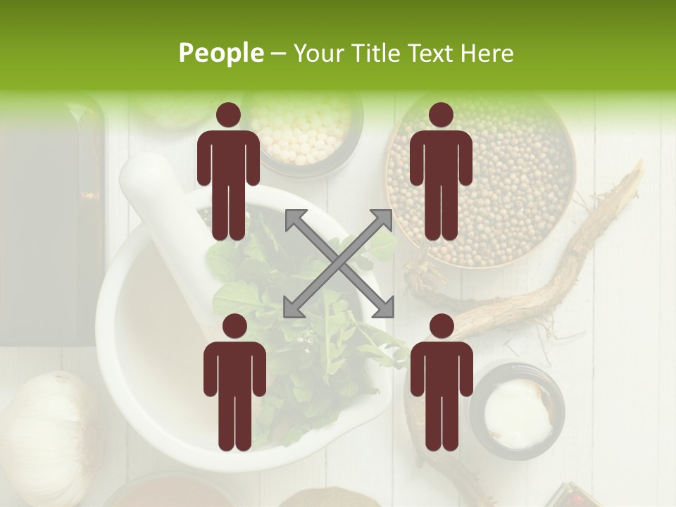 Table Condiment Jar PowerPoint Template