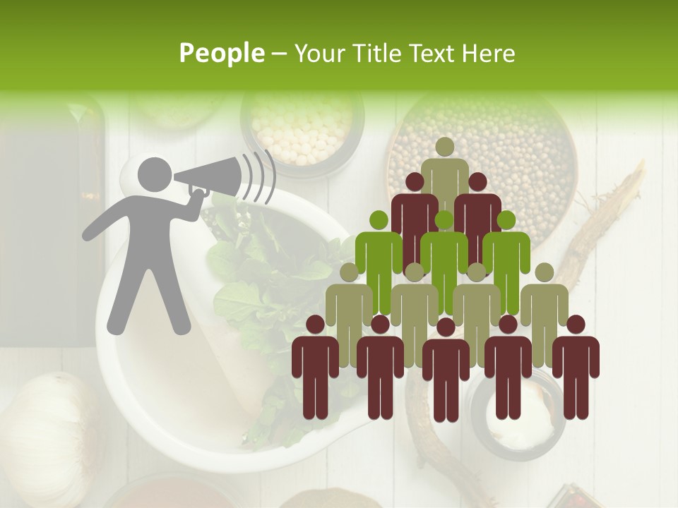 Table Condiment Jar PowerPoint Template