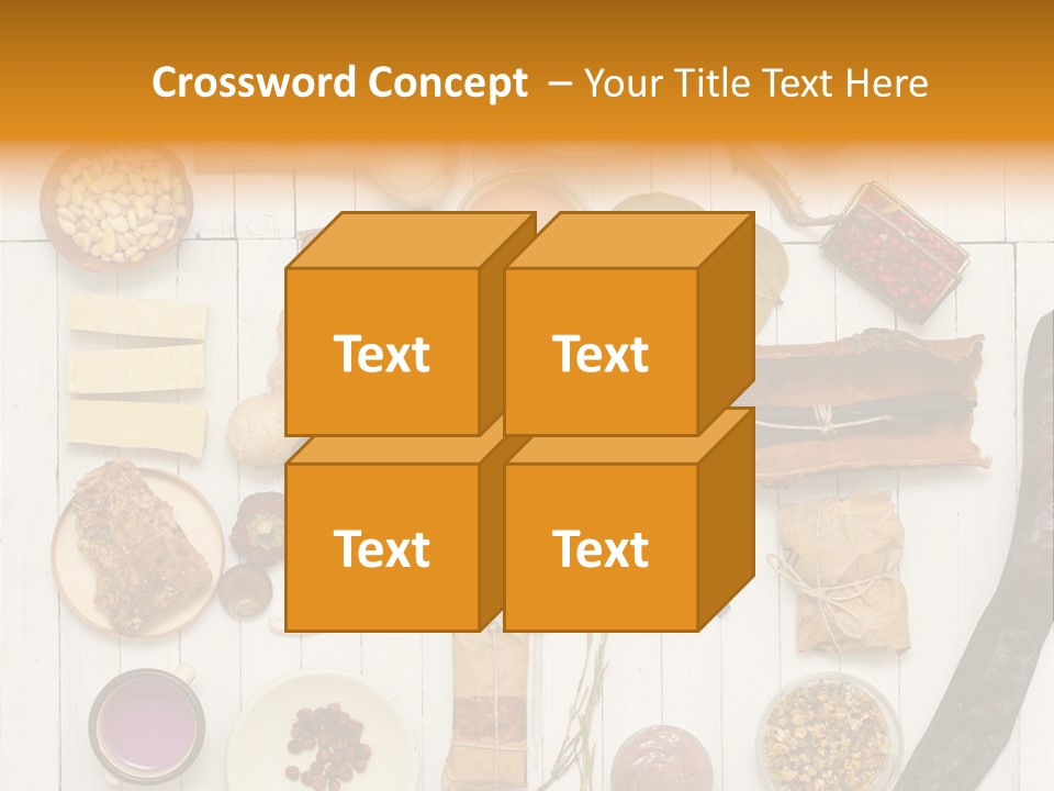 Nut Box Above PowerPoint Template