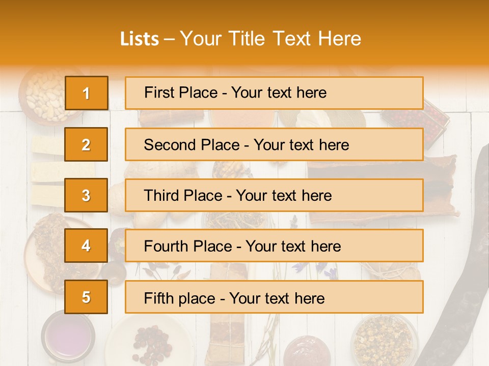Nut Box Above PowerPoint Template
