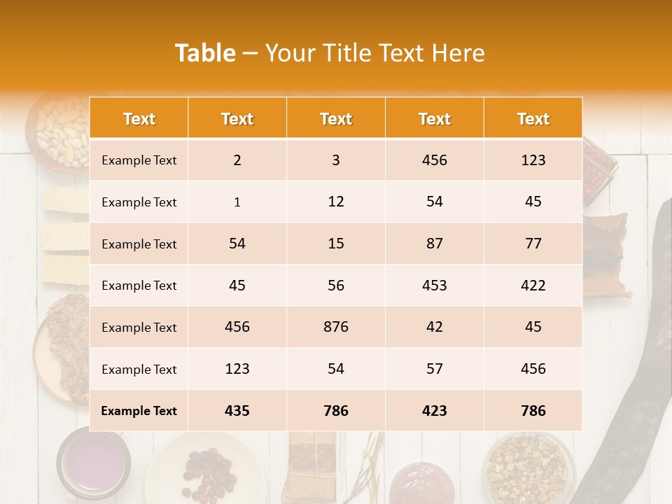 Nut Box Above PowerPoint Template