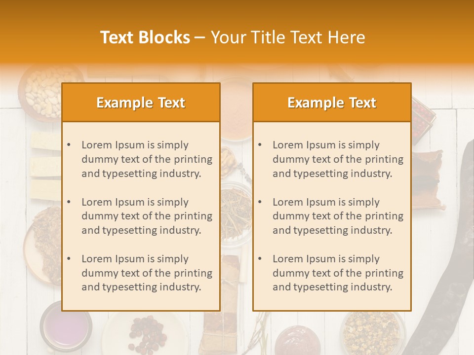 Nut Box Above PowerPoint Template