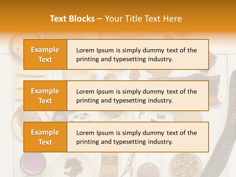 Nut Box Above PowerPoint Template