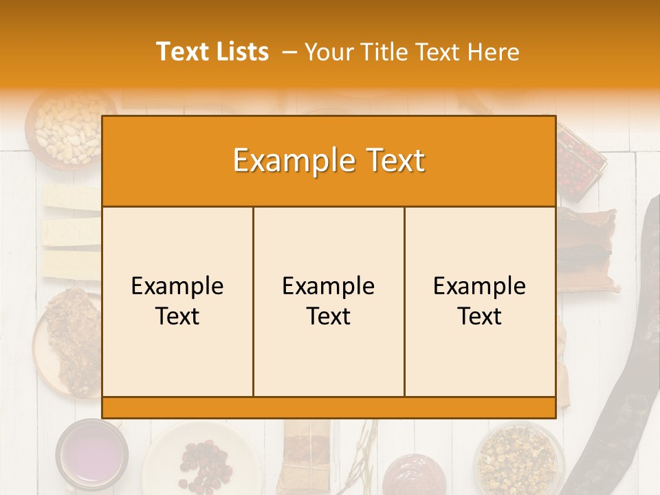 Nut Box Above PowerPoint Template