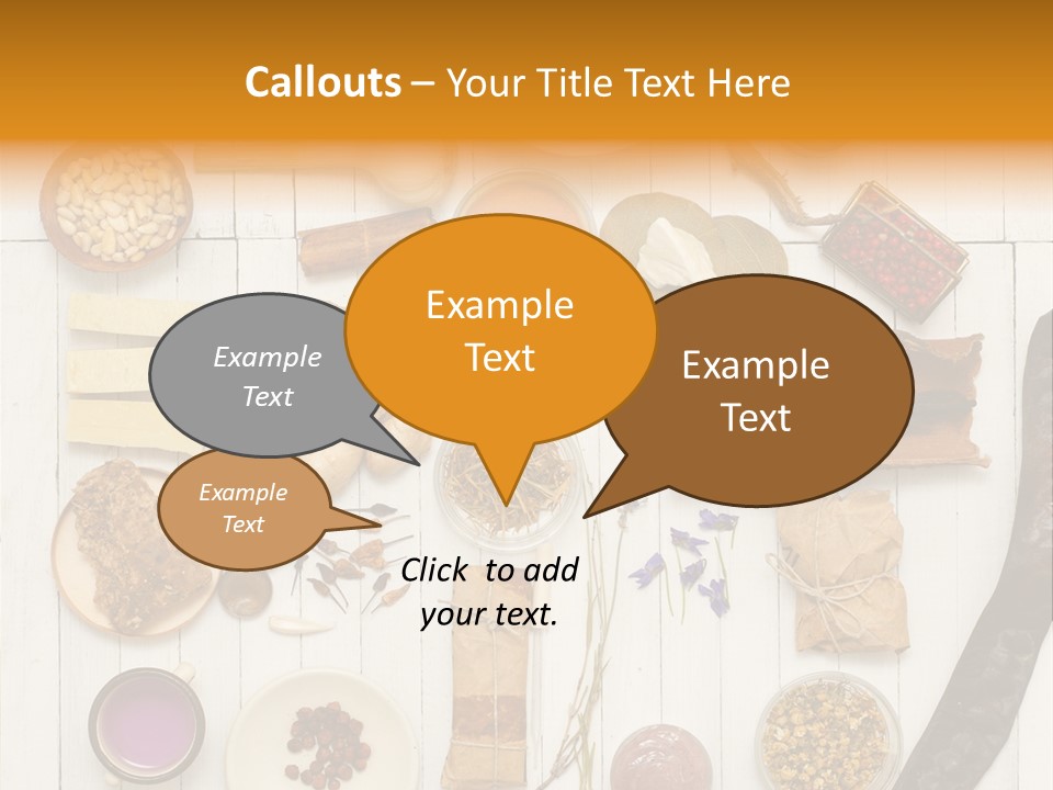 Nut Box Above PowerPoint Template
