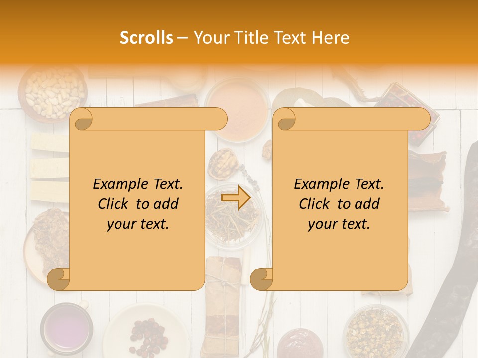 Nut Box Above PowerPoint Template