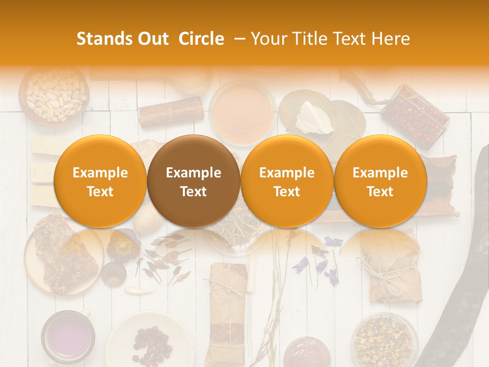 Nut Box Above PowerPoint Template