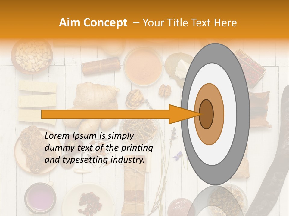 Nut Box Above PowerPoint Template