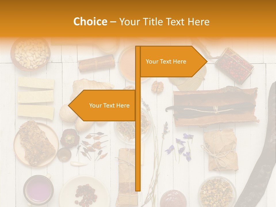 Nut Box Above PowerPoint Template