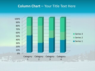 Night Luminosity Aurora Borealis PowerPoint Template