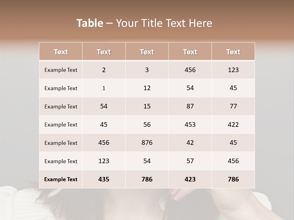 A Woman Holding Up A Piece Of Paper To Her Mouth PowerPoint Template