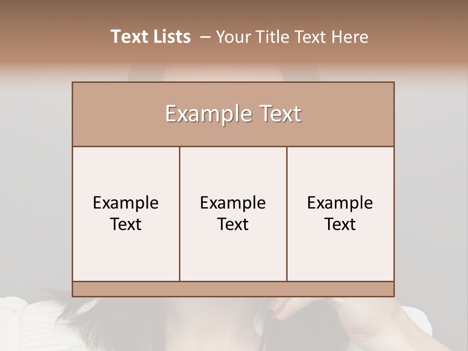 A Woman Holding Up A Piece Of Paper To Her Mouth PowerPoint Template