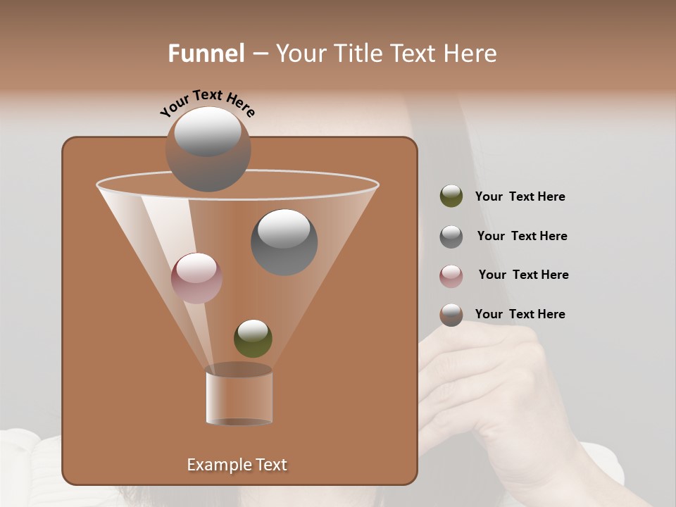 A Woman Holding Up A Piece Of Paper To Her Mouth PowerPoint Template