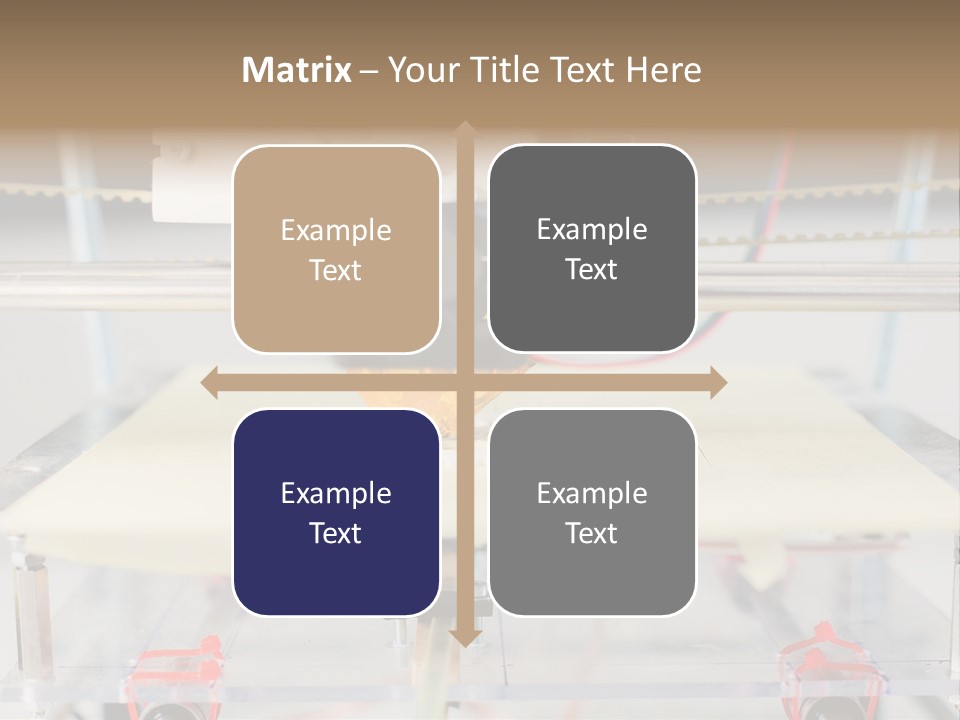 Black Female Copy Space PowerPoint Template