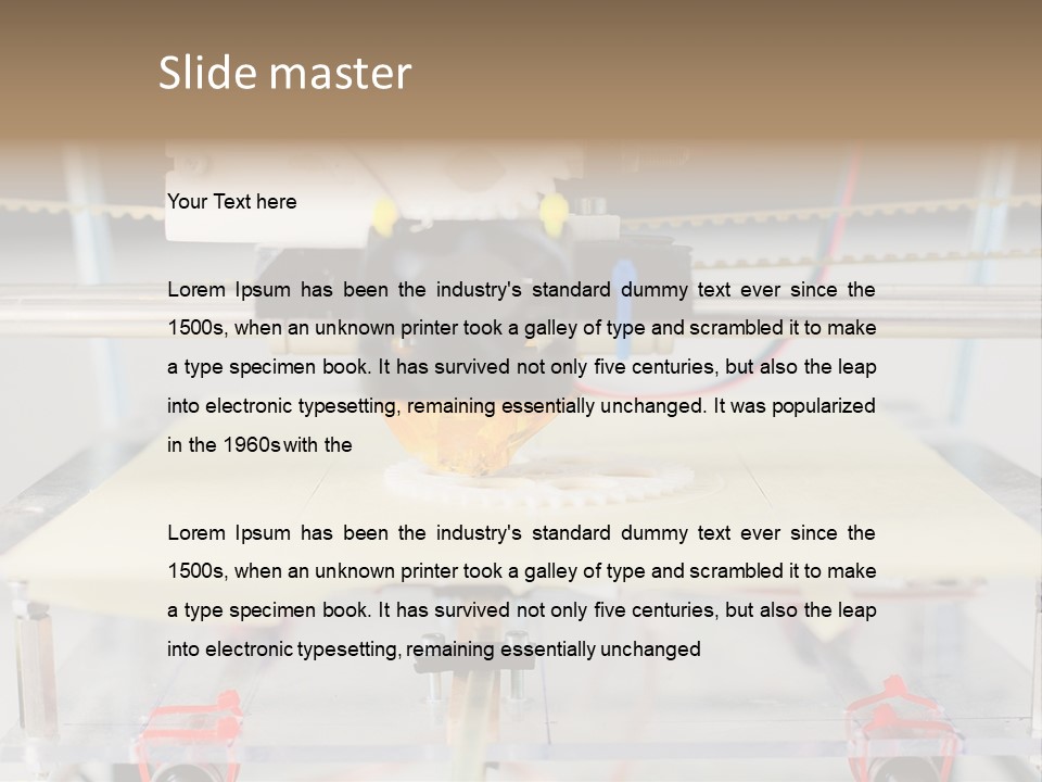 Black Female Copy Space PowerPoint Template