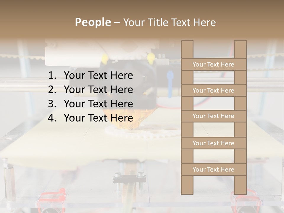 Black Female Copy Space PowerPoint Template