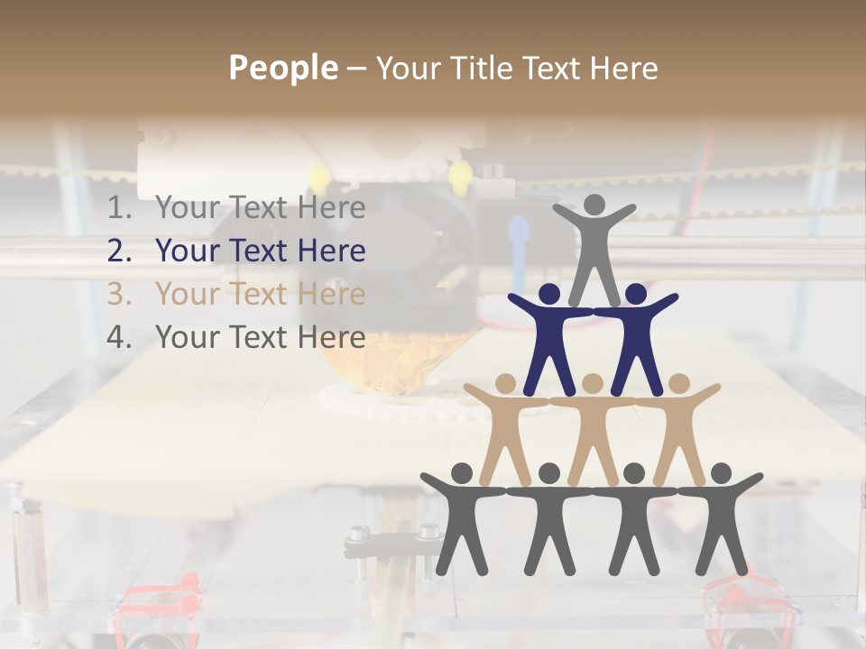 Black Female Copy Space PowerPoint Template