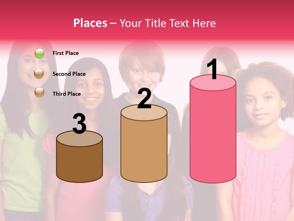 Black Female Copy Space PowerPoint Template