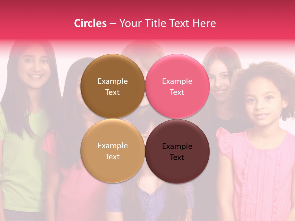 Black Female Copy Space PowerPoint Template