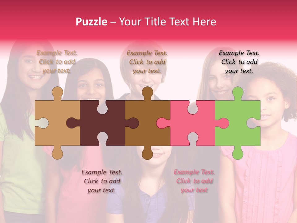 Black Female Copy Space PowerPoint Template