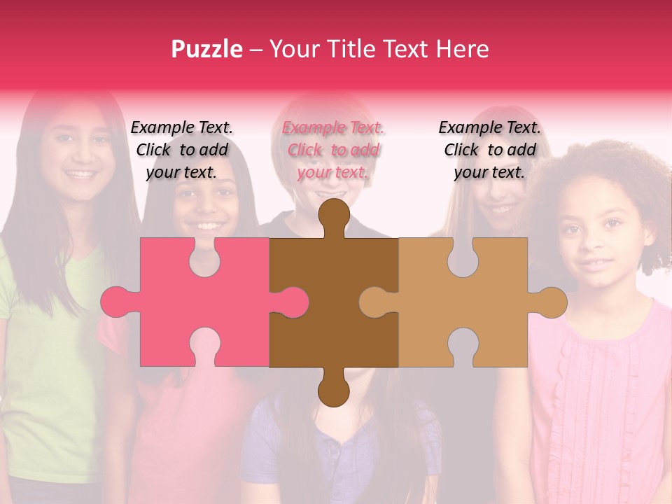 Black Female Copy Space PowerPoint Template