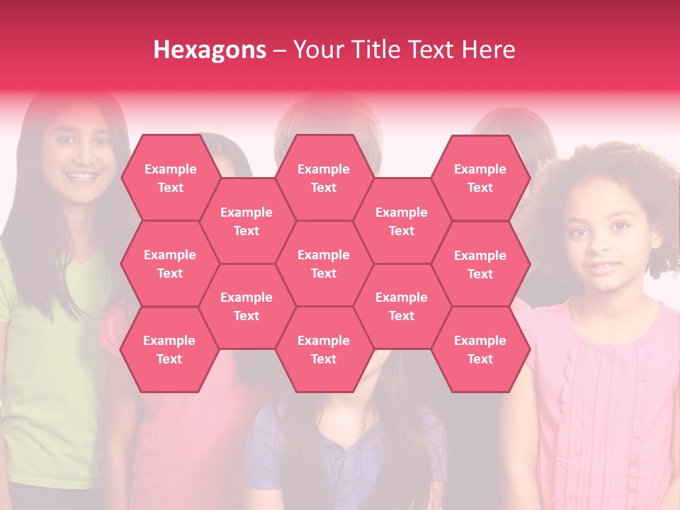 Black Female Copy Space PowerPoint Template