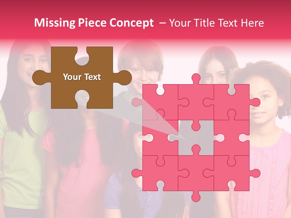 Black Female Copy Space PowerPoint Template