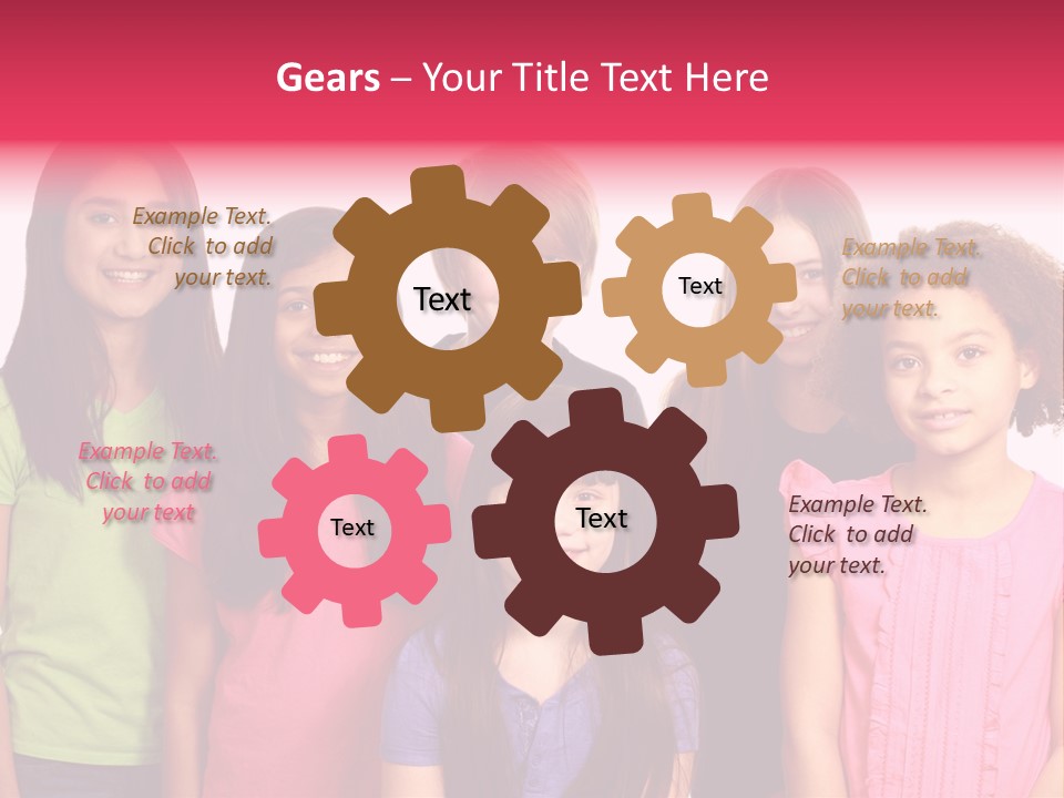 Black Female Copy Space PowerPoint Template