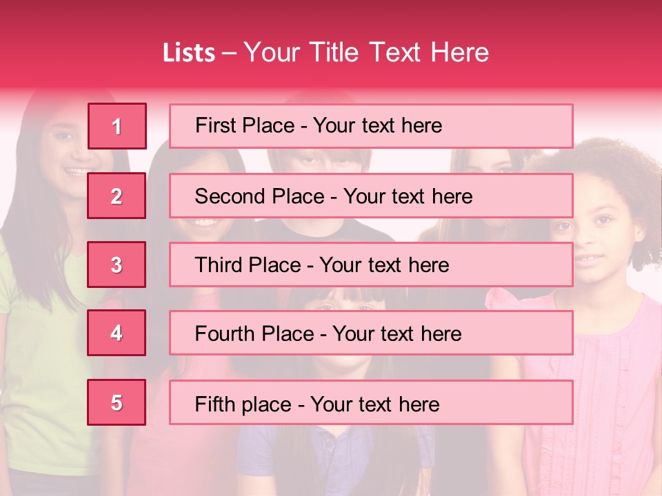 Black Female Copy Space PowerPoint Template