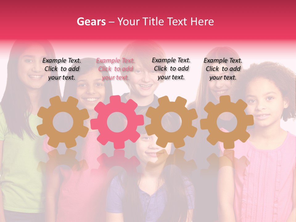 Black Female Copy Space PowerPoint Template