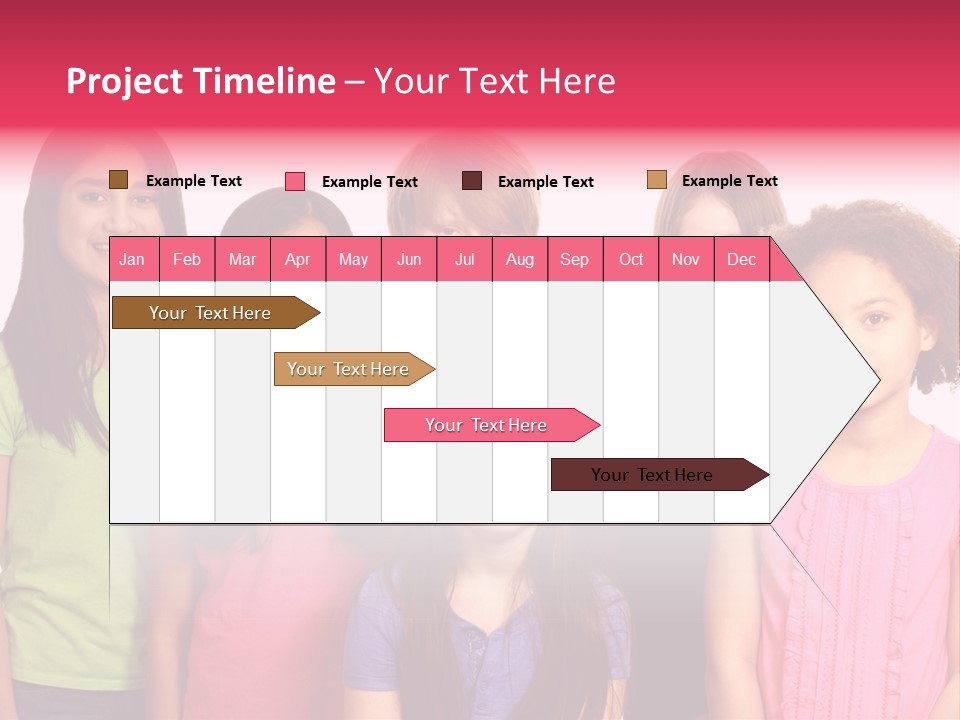Black Female Copy Space PowerPoint Template