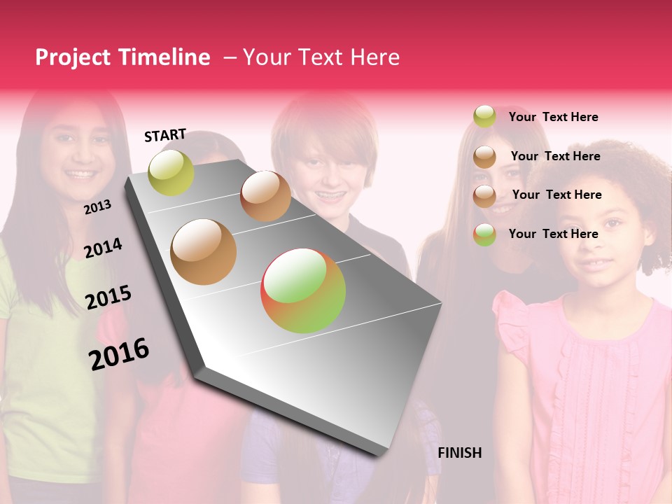 Black Female Copy Space PowerPoint Template