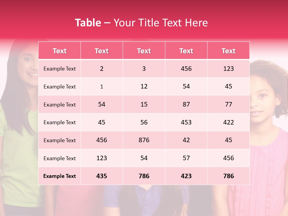 Black Female Copy Space PowerPoint Template