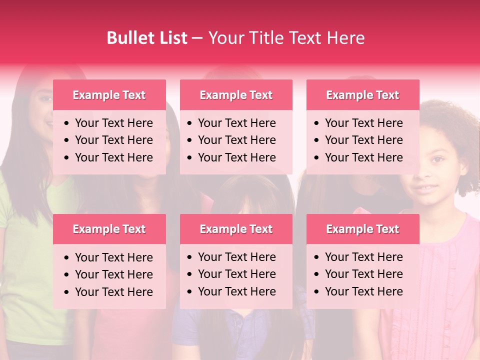 Black Female Copy Space PowerPoint Template