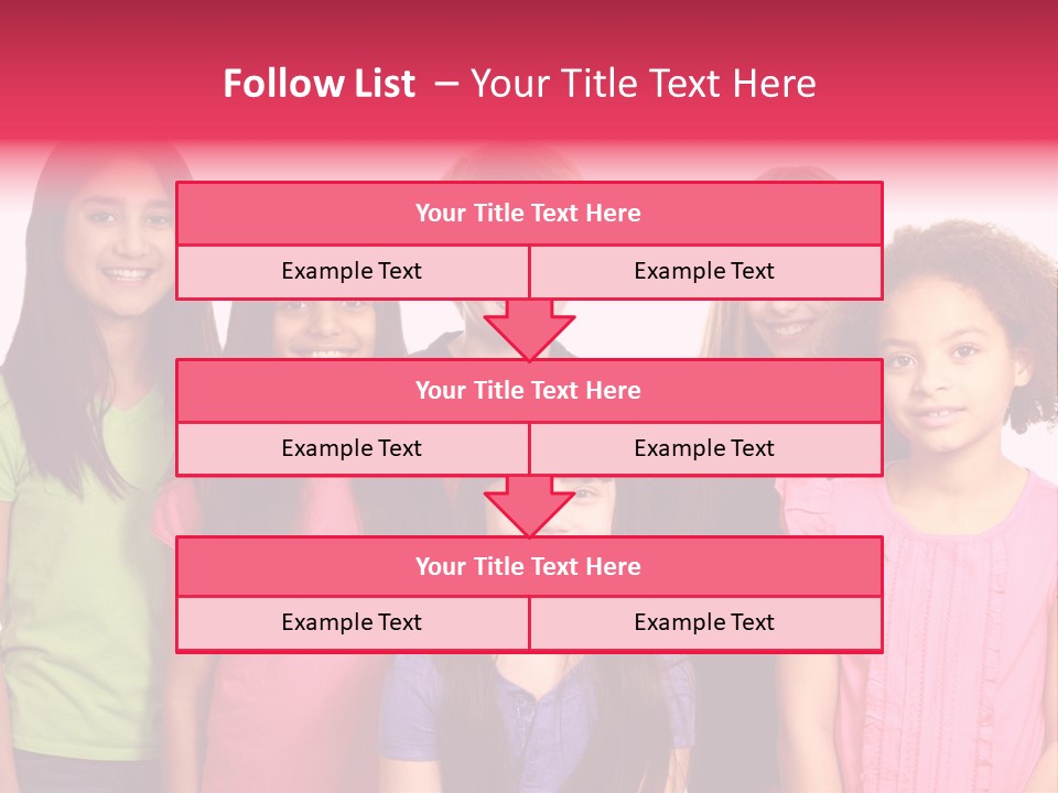 Black Female Copy Space PowerPoint Template