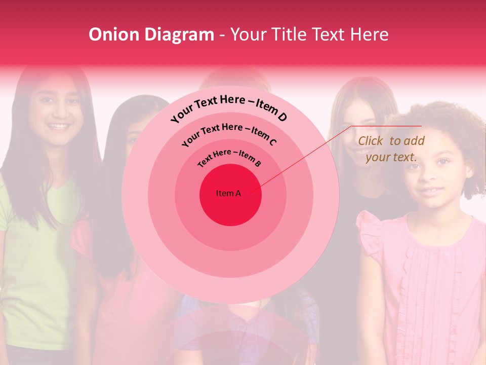 Black Female Copy Space PowerPoint Template