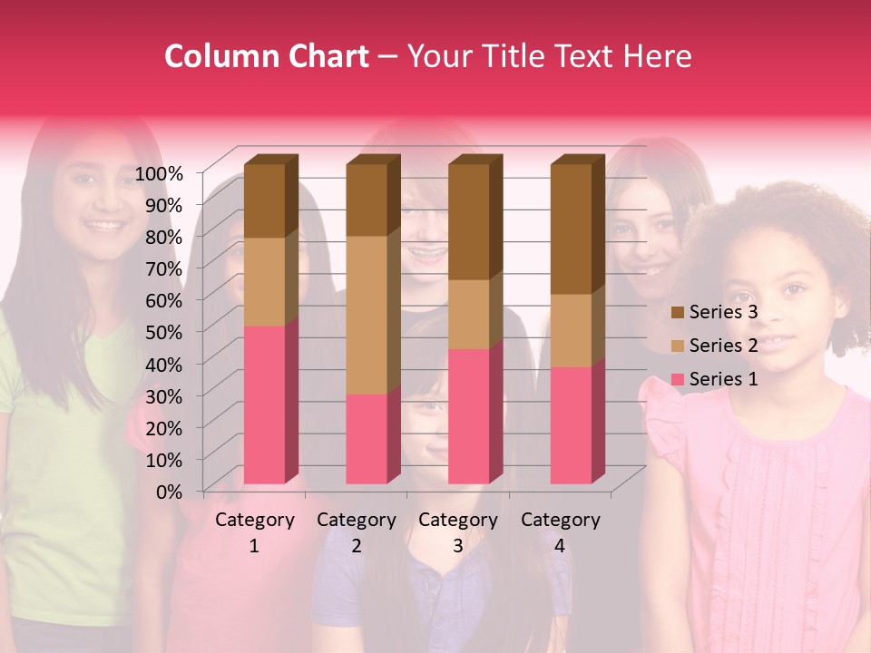 Black Female Copy Space PowerPoint Template