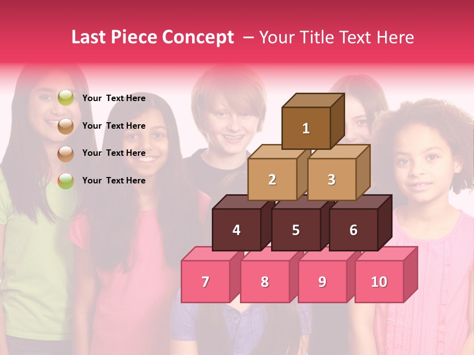 Black Female Copy Space PowerPoint Template