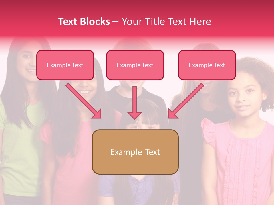 Black Female Copy Space PowerPoint Template