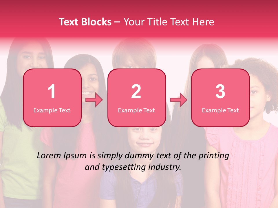 Black Female Copy Space PowerPoint Template